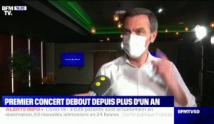 "C'était très émouvant": Olivier Véran a assisté au début du concert-test réalisé ce samedi soir à l'Accor Arena de Paris