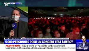 Un concert-test réunit 5000 personnes à l'Accor Arena de Paris