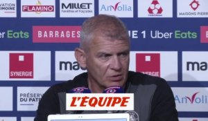 Garande : « Comment peut-on ne pas siffler penalty ? » - Foot - Barrages L1/L2 - Toulouse