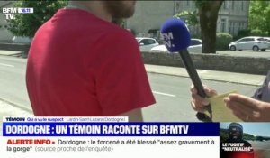 Dordogne: un témoin raconte l'arrestation du forcené au micro de BFMTV