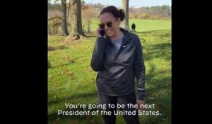 "On l'a fait, Joe !": Kamala Harris, vice-présidente des Etats-Unis, partage sa joie avec Joe Biden