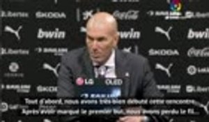 9e j. - Zidane : "Tout était contre nous"