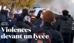 Des policiers et des pompiers attaqués devant un lycée à Compiègne