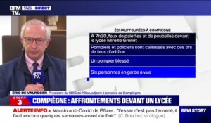 Compiègne: le pompier blessé par un tir de mortier "est sorti de l'hôpital", selon le président du SDIS de l'Oise