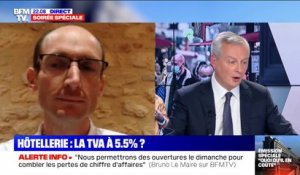 Bruno Le Maire: "Je ne souhaite pas qu'on s'engage dans des baisses de TVA (...) je préfère apporter une aide directe"