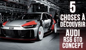 Audi RS6 GTO, 5 choses à savoir sur un concept qui célèbre 40 ans de Quattro
