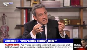 Nicolas Sarkozy: "S'il y avait le moindre élément, il m'aurait été servi"