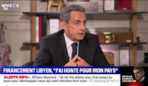 Nicolas Sarkozy sur l’affaire libyenne: "J’irai jusqu’au bout pour démasquer ceux qui sont derrière cela"