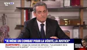 Nicolas Sarkozy à propos d'un retour en politique: "J'ai tourné la page, je mène un combat pour la vérité et la justice"