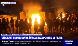 Un camp de migrants évacué ce lundi matin à Saint-Denis, en Seine-Saint-Denis