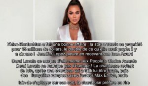 VIDEO. Khloe Kardashian dit au revoir à sa maison... Jennifer Lopez pleure en recevant un Icon Award