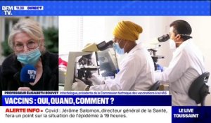 Covid-19: le Pr Élisabeth Bouvet "n'est pas très favorable" à l'instauration d'une obligation vaccinale