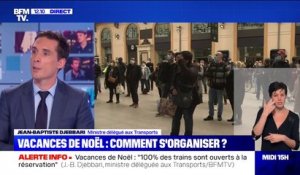 Jean-Baptiste Djebbari: "La situation sanitaire est fragile (...) mais on se met en ordre de marche pour ne pas être pris au dépourvu" pour les réservations de trains à Noël