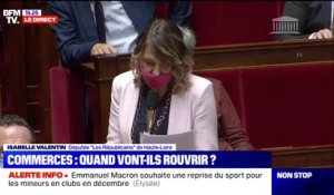 Isabelle Valentin (LR) sur les commerces: "Quand vous aurez tué la majeure partie de nos commerces, vous aurez tué l'âme et la dynamique de nos territoires"