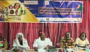 RTB/Lancement du projet d'appui au renforcement de la citoyenneté des femmes et des jeunes au Burkina Faso
