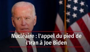 Nucléaire : l'appel du pied de l'Iran à Joe Biden