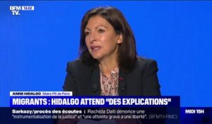Anne Hidalgo demande des "explications" après le violent démantèlement du camp de migrants à Paris