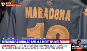 Mort de Diego Maradona: la "tristesse gigantesque" du président du club de Naples, Aurelio de Laurentiis