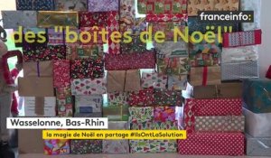 En Alsace, un couple transforme les boîtes à chaussures en colis de Noël pour les plus démunis