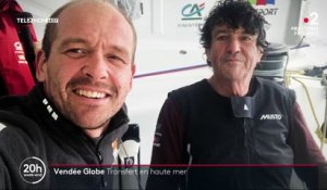 Vendée Globe : la Marine nationale récupère le navigateur Kevin Escoffier, sain et sauf