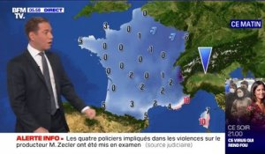 Un temps froid et sec sur une bonne partie du pays prévu ce lundi