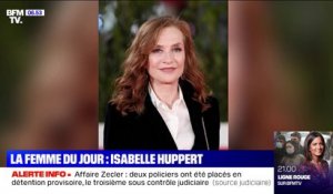 Élue meilleure actrice du XXIe siècle, Isabelle Huppert témoigne "d'une très bonne surprise" sur BFMTV