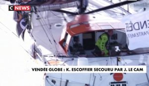Vendée Globe : réfugié sur son radeau de survie, Kevin Escoffier sauvé par Jean Le Cam