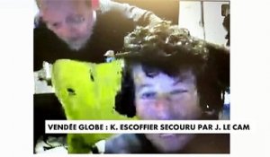 Vendée Globe : Kevin Escoffier a été secouru par Jean Le Cam durant la nuit. "Le bateau s'est cassé en deux, littéralement. Un miracle !"