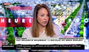 Linda Kebbab, déléguée nationale de l'Unité SGP Police-FO, règle ses comptes avec BFMTV, Bruce Toussaint et Marc-Olivier Fogiel: "Ils manipulent l’opinion publique et ils ont un comportement inacceptable ! Je les ai pris la main dans le sac" - VIDEO