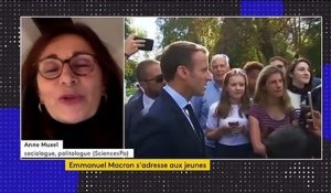 "Emmanuel Macron n'a pas réussi à instaurer de lien avec la jeunesse", selon Anne Muxel