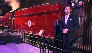 Le Poudlard Express entre aux studios Harry Potter