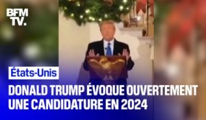 Donald Trump évoque ouvertement une candidature en 2024