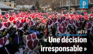 Fermeture des remontées mécaniques : 600 montagnards manifestent en Savoie