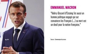 Valéry Giscard D’Estaing mort : Emmanuel Macron salue sa mémoire
