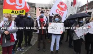 Oubliés du Ségur de la santé, les salariés de la MAS de Brienne-le-Château manifestent