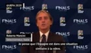 Italie - La demie contre l'Espagne sera "imprévisible", selon Mancini