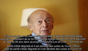 Valéry Giscard D’Estaing mort - Le monde politique lui rend hommage