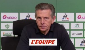 Puel : «J'espère qu'on est en capacité de tirer des leçons» - Foot - L1 - ASSE