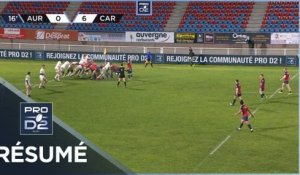 PRO D2 - Résumé Stade Aurillacois-US Carcassonne:  23-6  - J12 - Saison 2020/2021