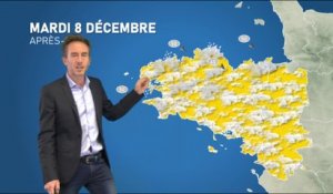 Bulletin météo pour le mardi 8 décembre 2020