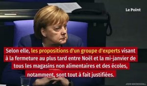 Restrictions liées au Covid : l'émotion d'Angela Merkel au Bundestag