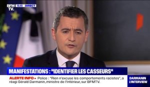 Gérald Darmanin à propos de Didier Lallement: "J'aimerais qu'on arrête d'attaquer les fonctionnaires"