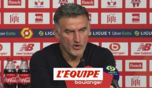 Galtier : «On a manqué de justesse» - Foot - L1 - Lille