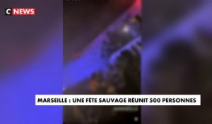 Marseille : une fête sauvage réunit 500 personnes