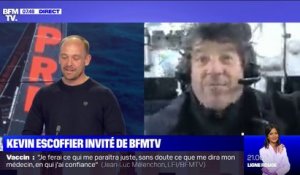 Vendée Globe: Kévin Escoffier témoigne de son sauvetage avec Jean Le Cam sur BFMTV