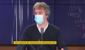 Variante du Covid-19 au Royaume-Uni : "Il est déjà chez nous" mais "pas de panique", explique le Pr. Jean-Daniel Lelièvre