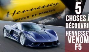 Venom F5, 5 choses à savoir sur la nouvelle supercar Hennessey de série