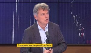 Emmanuel Macron positif au Covid-19 : "S'il gouverne à distance, ça ne changera pas, on ne peut pas dire que c'est un président proche du peuple", ironise Fabien Roussel