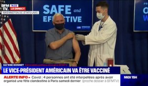 Covid-19: Mike Pence se fait vacciner en direct devant les américains