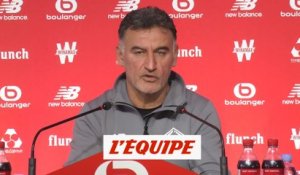 Galtier : «Je ne veux pas m'éparpiller sur autre chose que le match» - Foot - L1 - Lille